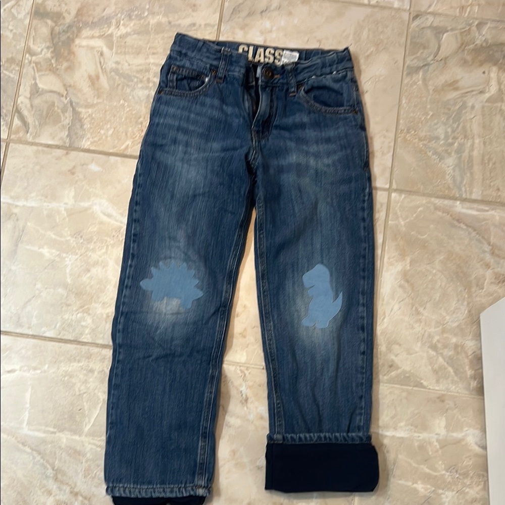 Gymboree fleece lines Boys Jeans. USED CONDITION